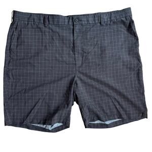 ROUNDTREE & YORKE Gray Performance Shorts Big Man Classic Size 48 Golf Grey